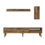 Hanah Home Valensiya Mueble de TV Nogal